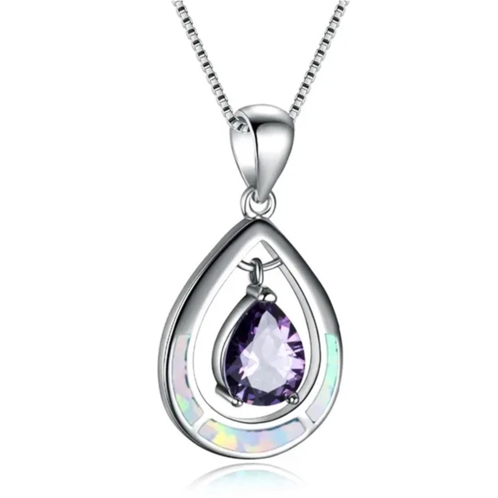 Sterling Silver Amethyst Necklace